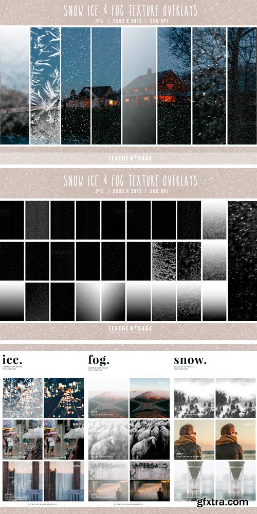 CM 26517 - Snow, Fog & Ice Texture Overlays