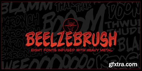 Beelzebrush BB Font Family