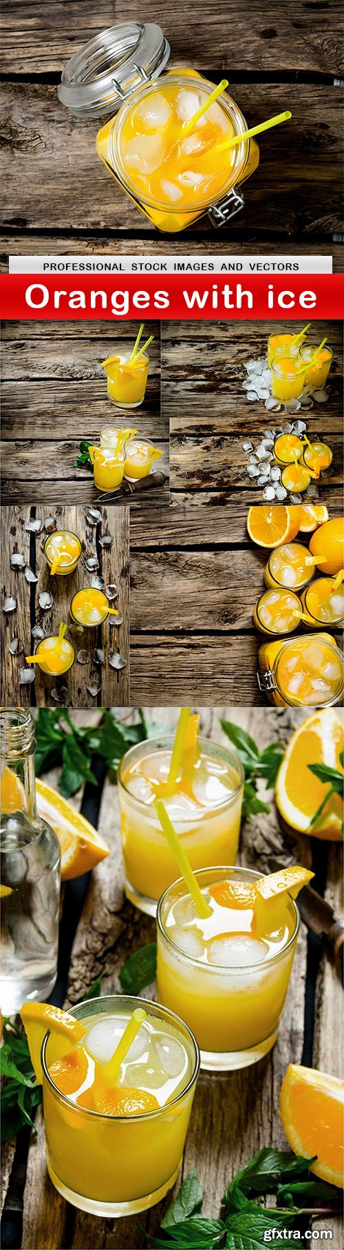 Oranges with ice - 8 UHQ JPEG