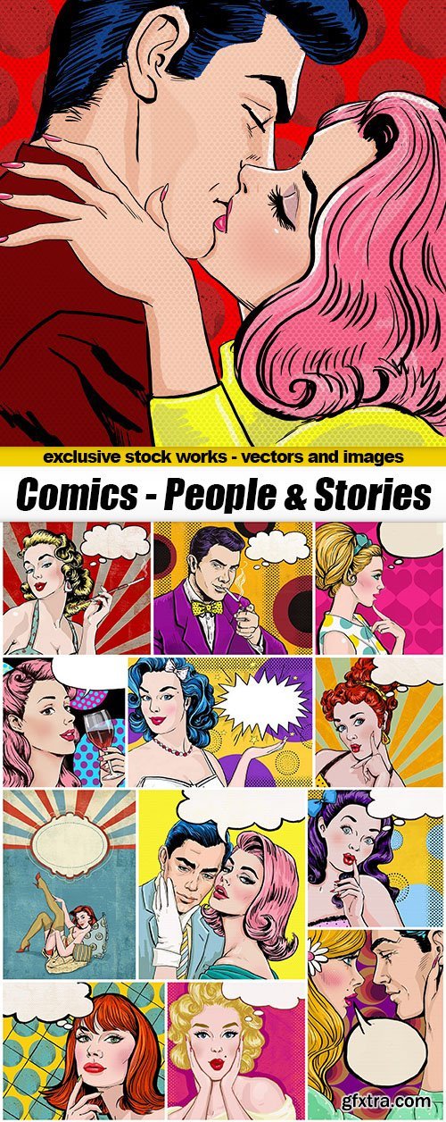 Comics - People & Stories, 25xUQH JPEG