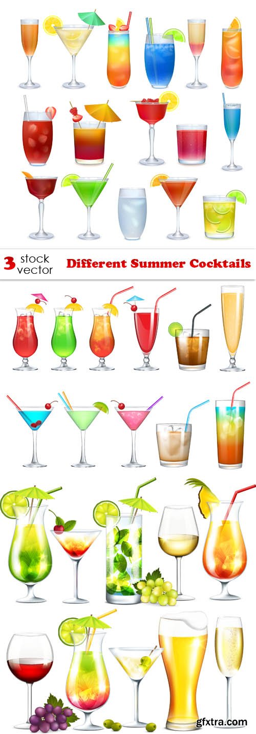 Vectors - Different Summer Cocktails
