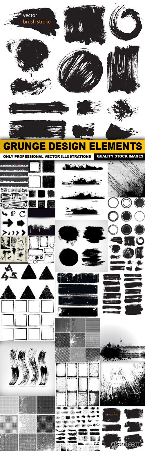 Grunge Design Elements - 25 Vector