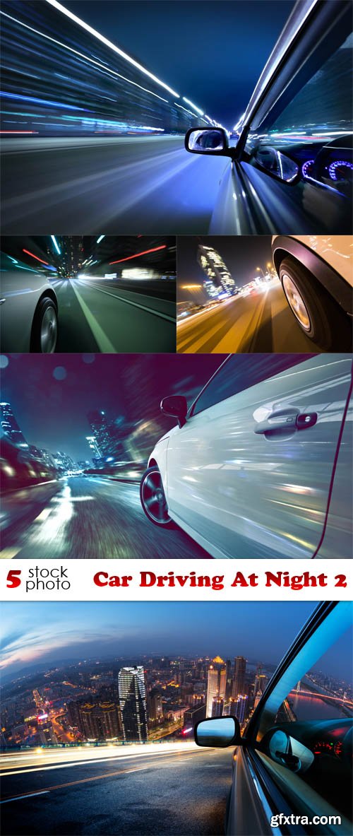 Photos - Car Driving At Night 2
