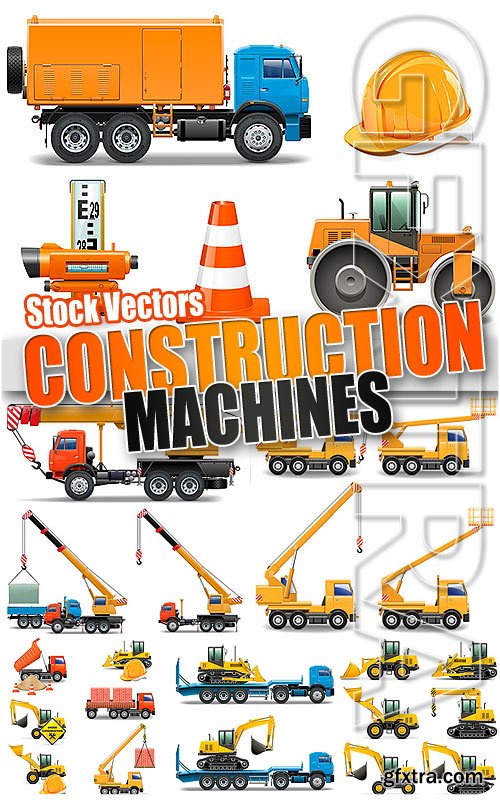 Construction Machines - Stock Vectors