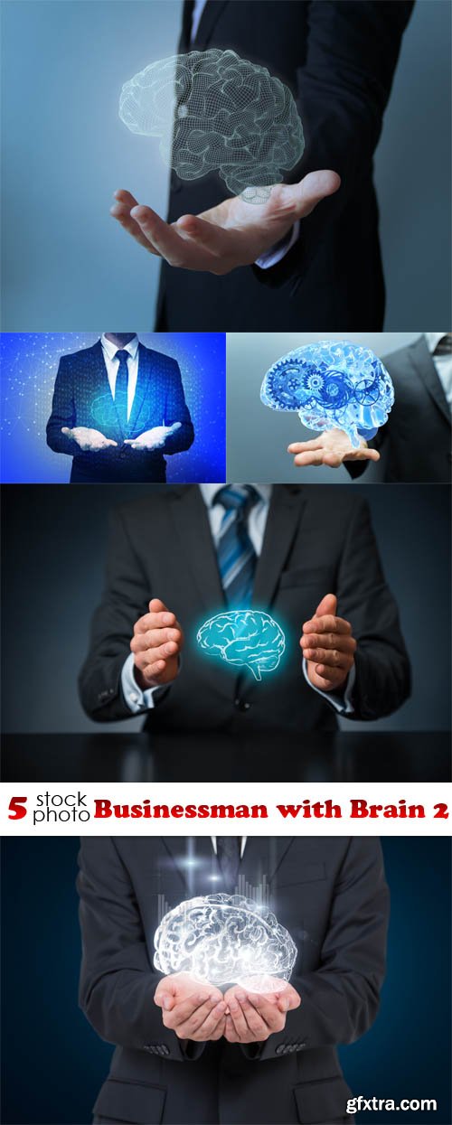 Photos - Businessman with Brain 2
