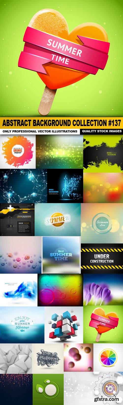 Abstract Background Collection #137 - 25 Vector