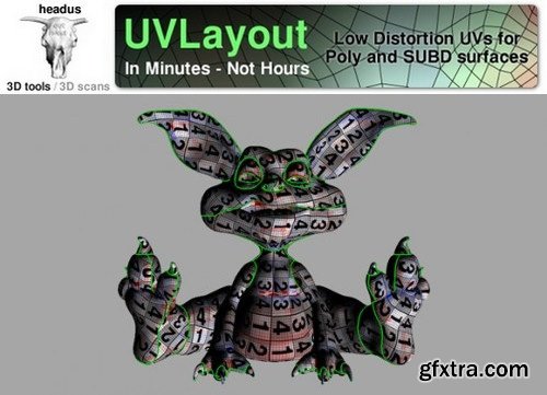 Headus UVLayout Pro 2.09.04 (Win/Mac)