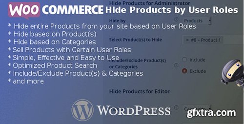 CodeCanyon - WooCommerce Hide Products by User Roles v3.4 - 8028838