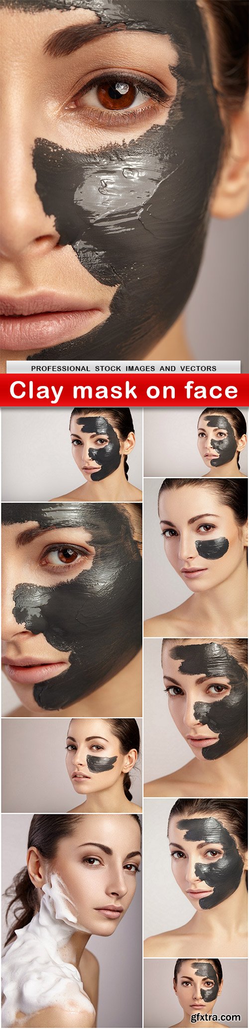 Clay mask on face - 10 UHQ JPEG