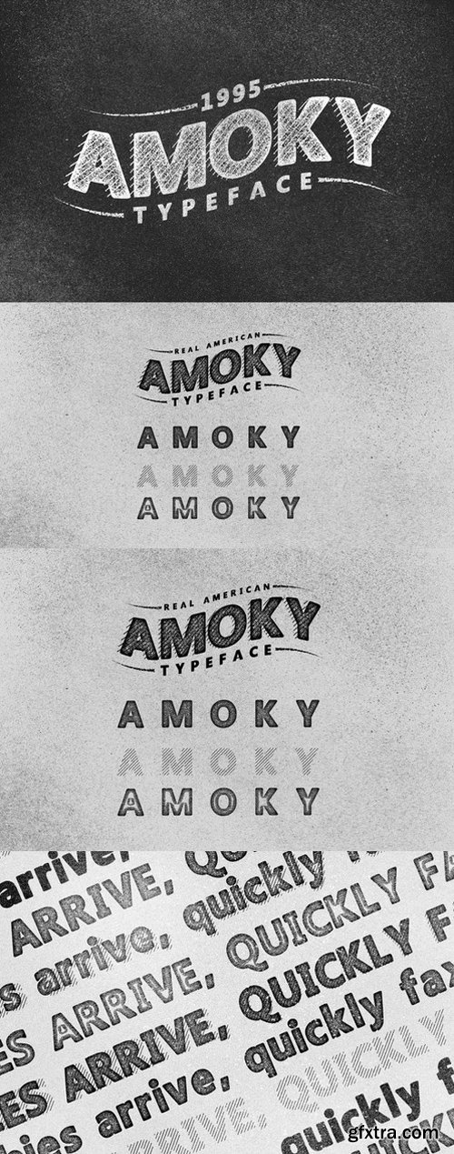 CM - Amoky Typeface 701180