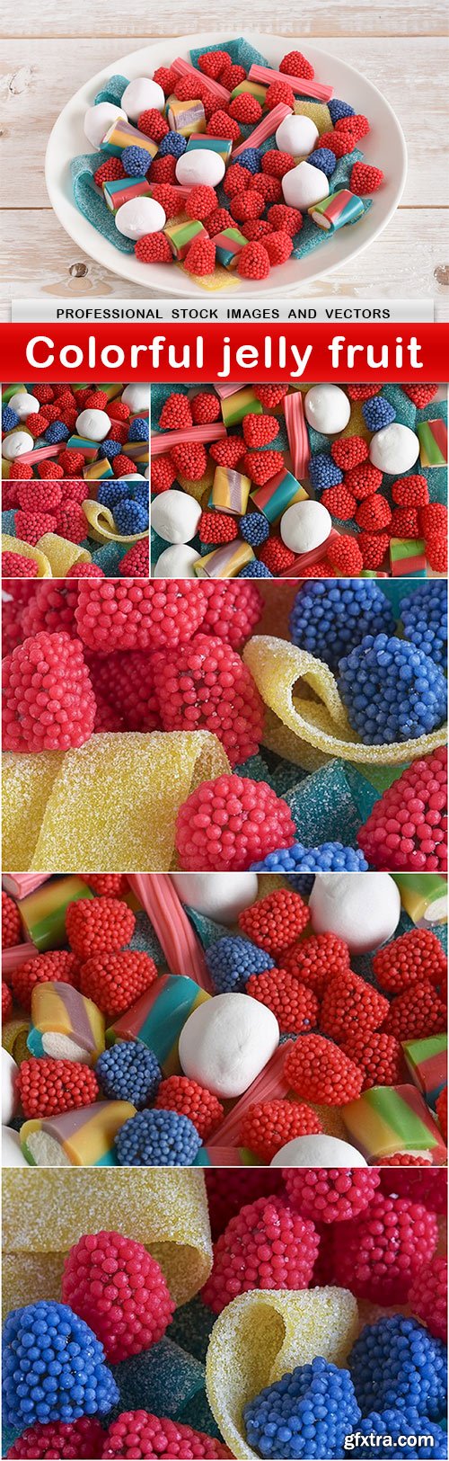 Colorful jelly fruit - 7 UHQ JPEG