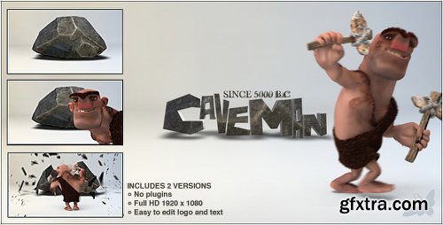 Videohive Caveman Logo 7217147
