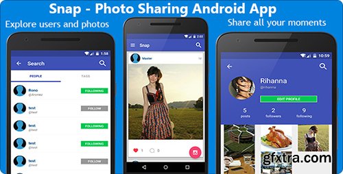 CodeCanyon - Snap v1.2 - Photo Sharing Android App - 16007242