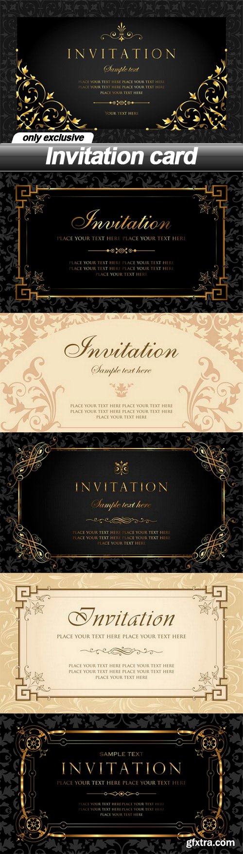 Invitation card - 6 EPS