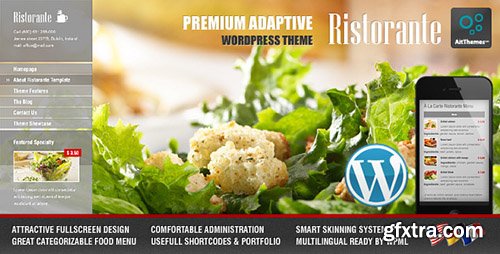 ThemeForest - Ristorante v1.36 - Fullscreen Restaurant Wordpress Theme - 2589196