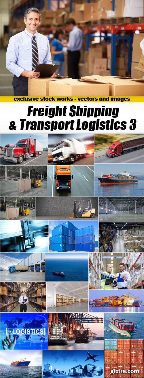 Freight Shipping & Transport Logistics 3, 25xJPG