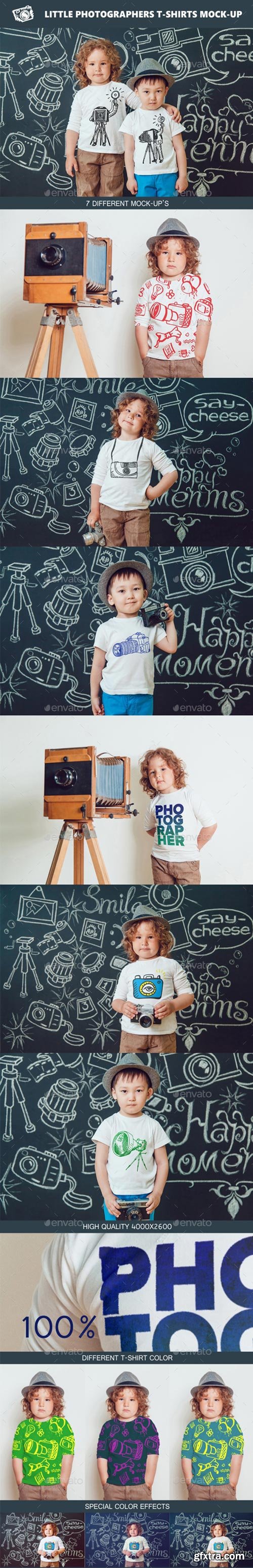 GraphicRiver - Little Photographers T-Shirt Mock-Up - 16439713