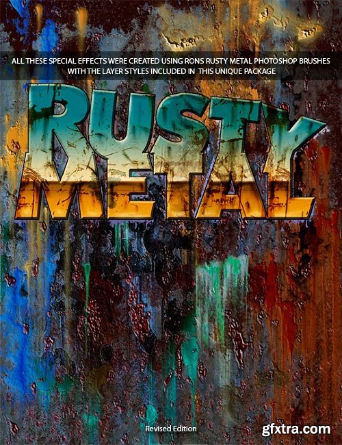Ron\'s Rusty Metal Photoshop Brushes