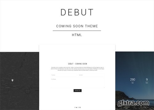 Debut - Coming Soon HTML Template - CM 507479