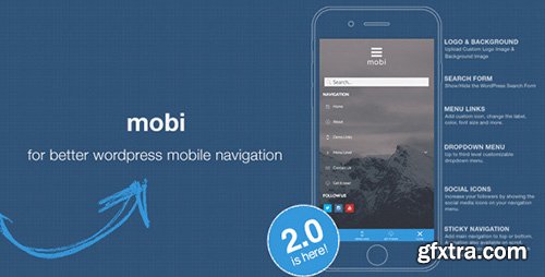 CodeCanyon - mobi v2.2 - Better WordPress Mobile Navigation Menu - 8782504