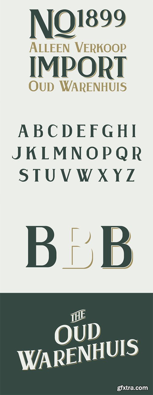 Oud Warenhuis Typeface - CM 11550