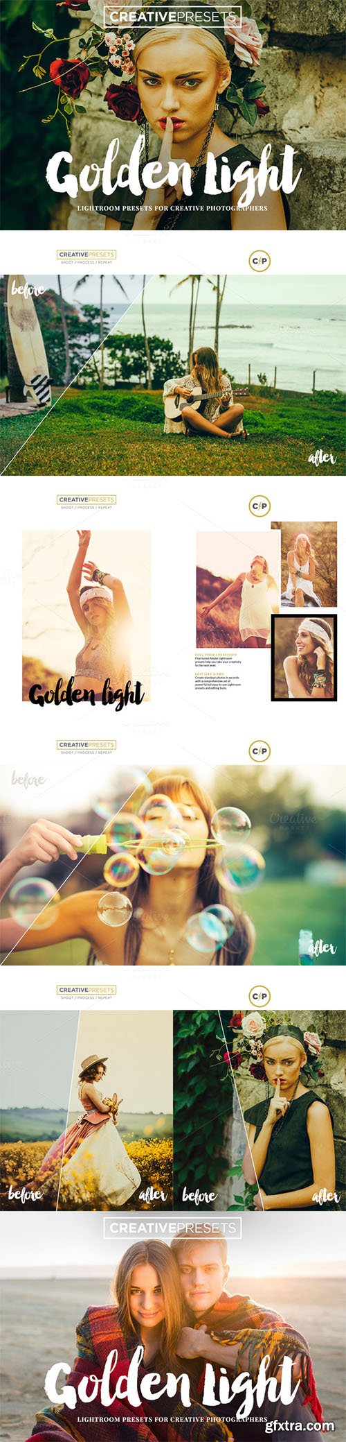 Golden Light Lightroom Presets - CM 362925