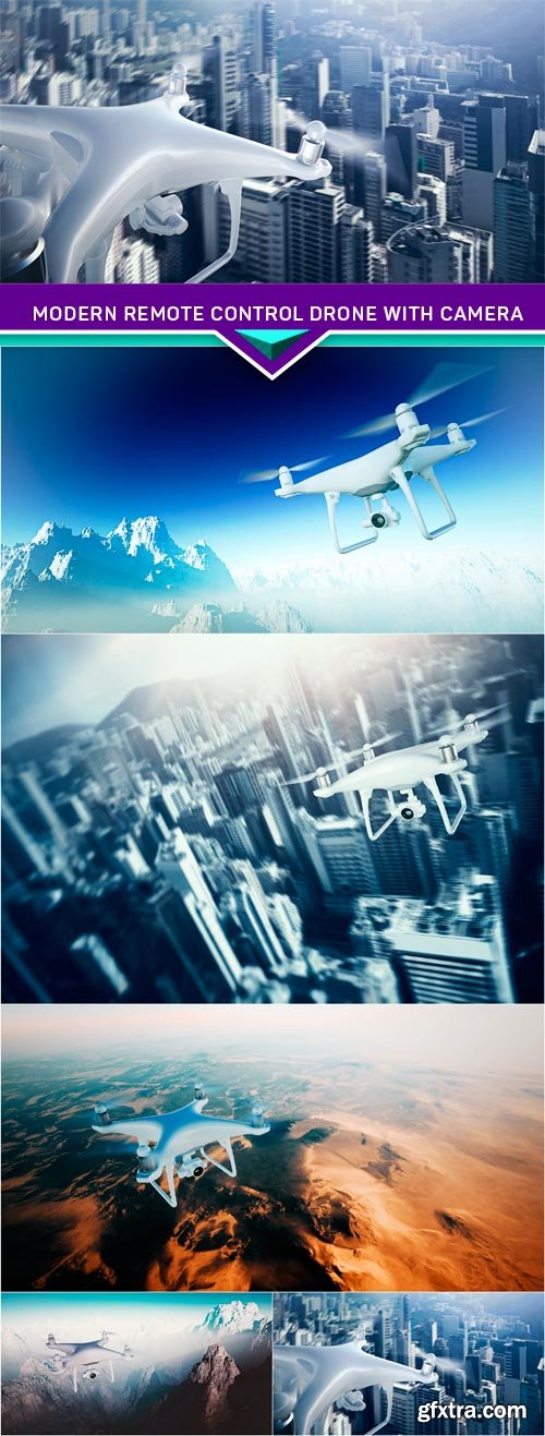 Modern Remote Control Drone with camera 5x JPEG