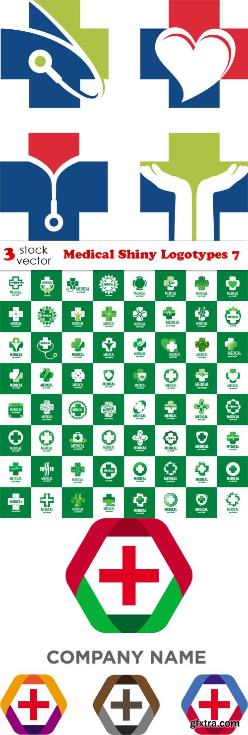 Vectors - Medical Shiny Logotypes 7