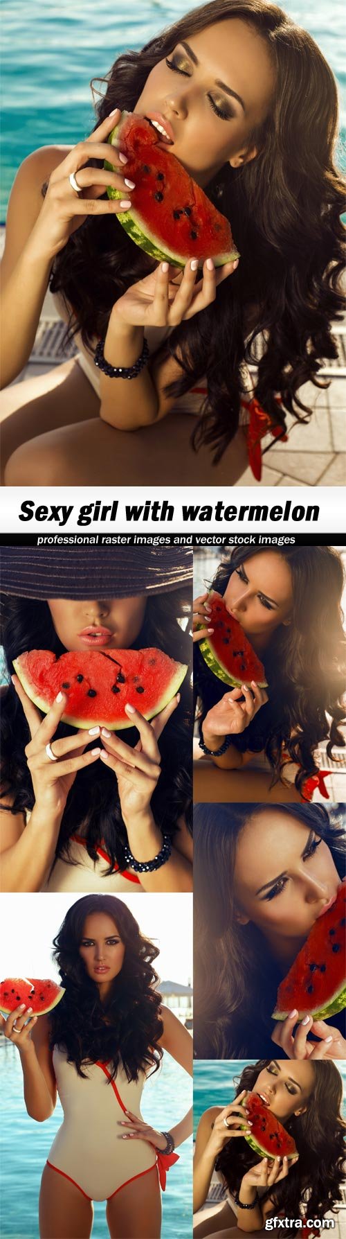 Sexy girl with watermelon-5xUHQ JPEG