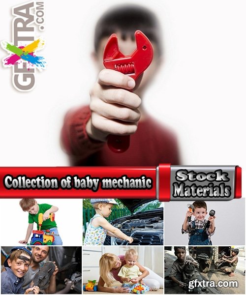 Collection of baby mechanic body shop car repair bicycle tool breakage fault 25 HQ Jpeg