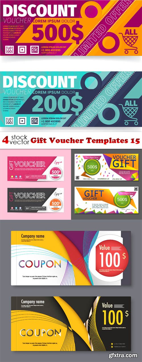 Vectors - Gift Voucher Templates 15