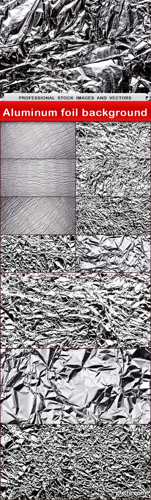 Aluminum foil background - 12 UHQ JPEG
