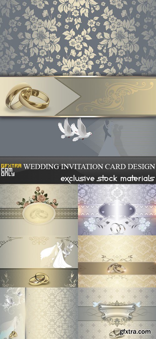 Wedding Invitation Card Design - 7 UHQ JPEG