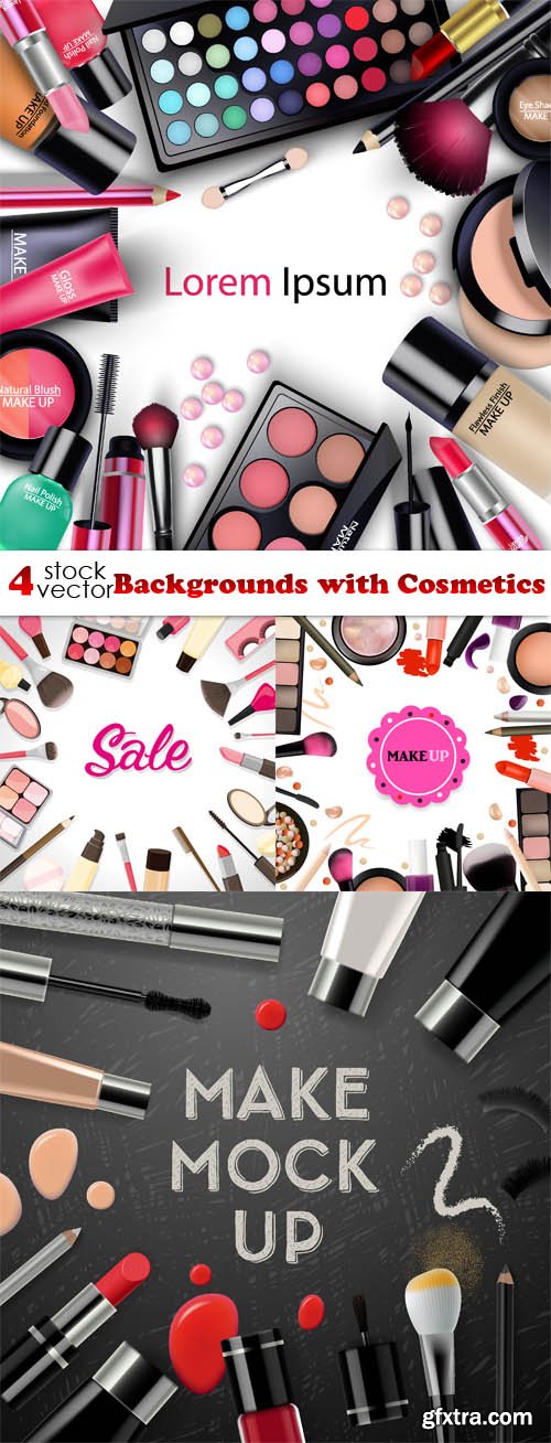 Vectors - Backgrounds with Cosmetics