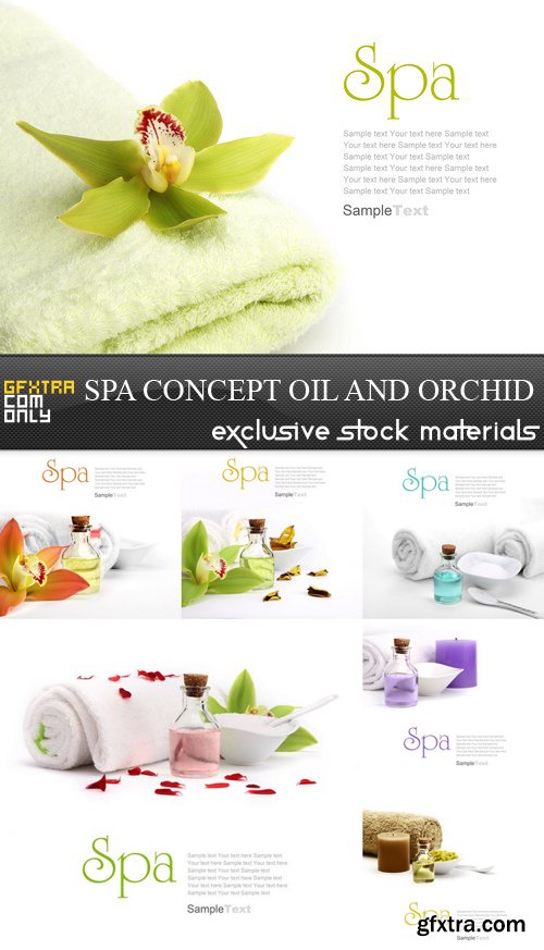 Spa Concept Oil and Orchid - 7 UHQ JPEG