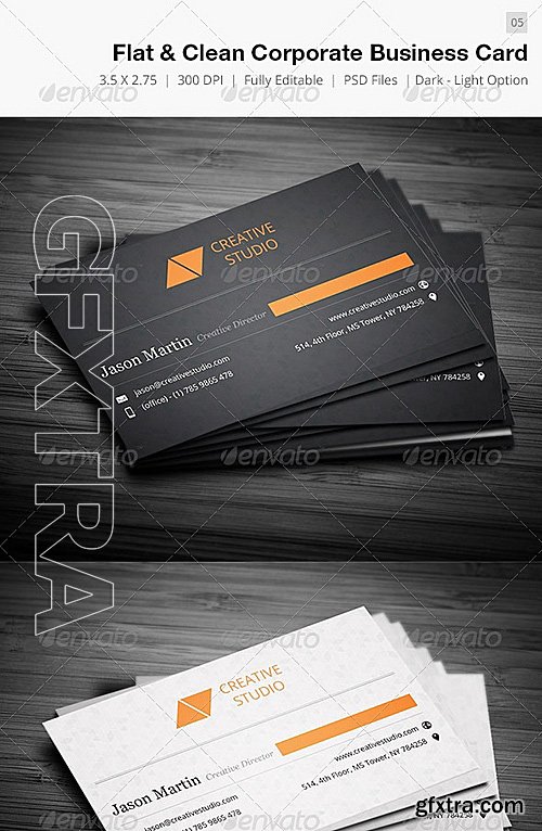 GraphicRiver - Dual Clean Corporate Business Card - 05 5563266