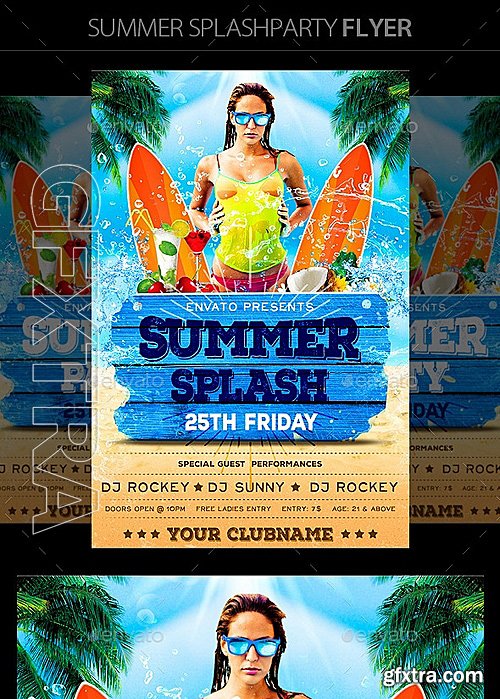 GraphicRiver - Summer Party Flyer 11581095