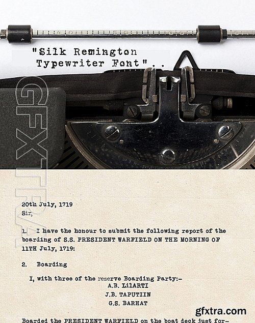 CM - Silk Remington font 727076