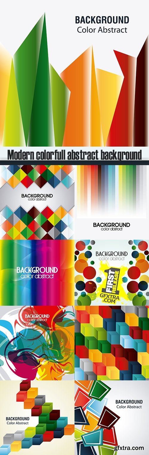 Modern colorfull abstract background