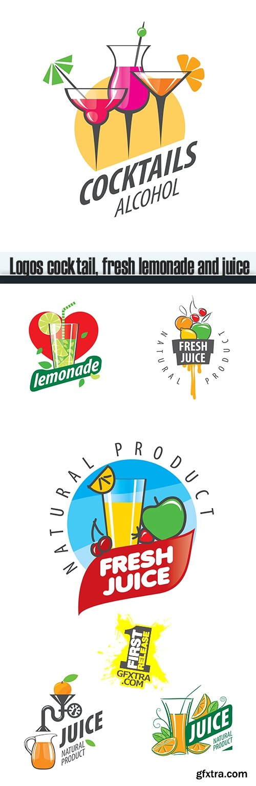 Logos cocktail, fresh lemonade and juice