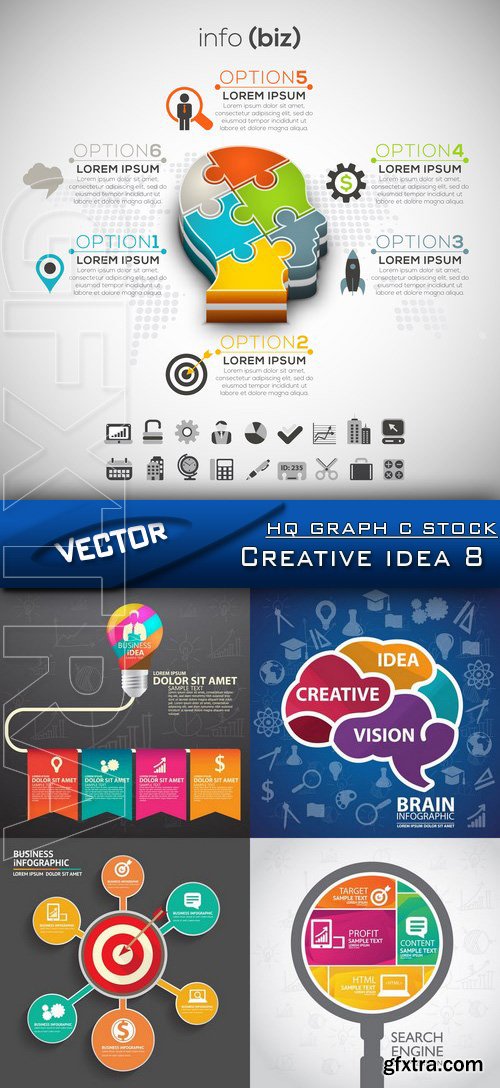 Stock Vector - Creative idea 8