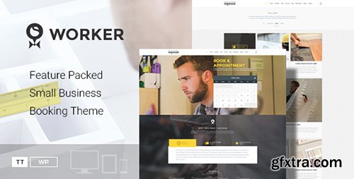 ThemeForest - Worker v1.2.1 - Small Business Booking Theme - 12135458