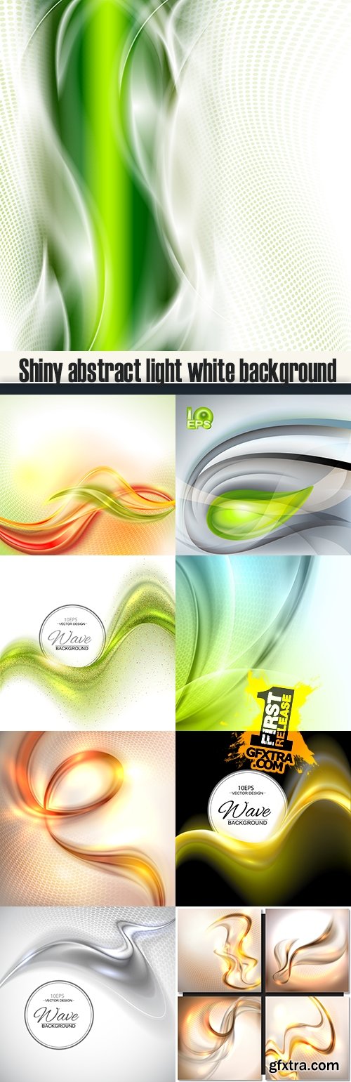 Shiny abstract light white background