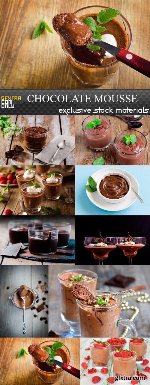 Chocolate Mousse - 10 x JPEGs