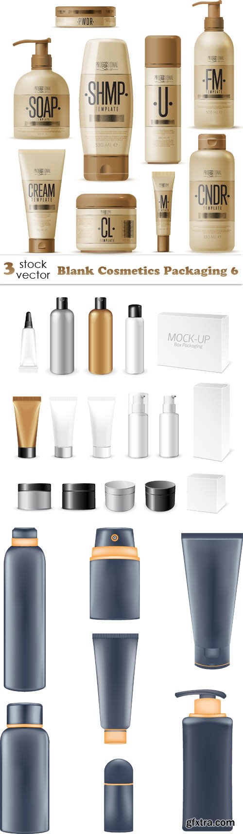 Vectors - Blank Cosmetics Packaging 6