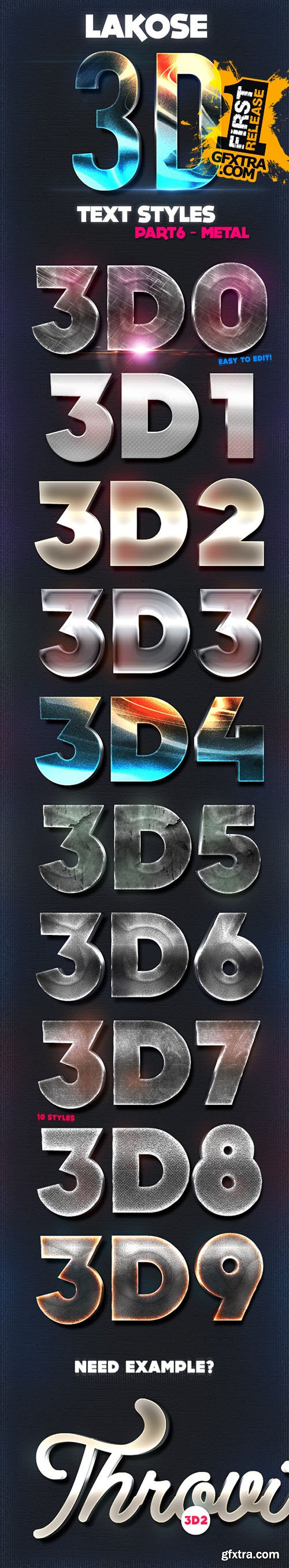 Graphicriver - Lakose 3D Text Styles Part 6 8655334