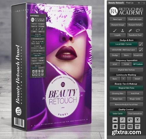 RA Beauty Retouch Panel v3.1 + Pixel Juggler for for Photoshop CS6 - CC 2017 (Mac OS X)