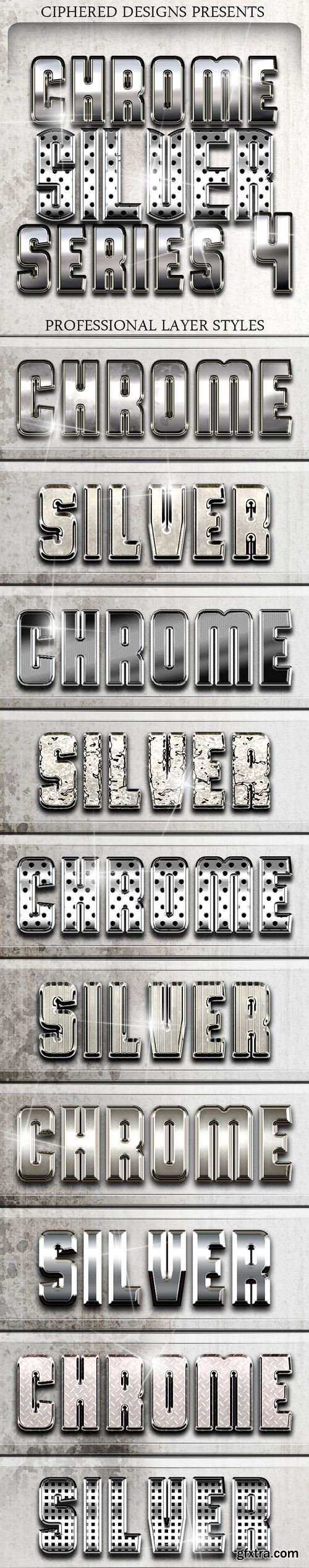 Graphicriver - Chrome & Silver Series 4 - Pro Text Effects 8488899
