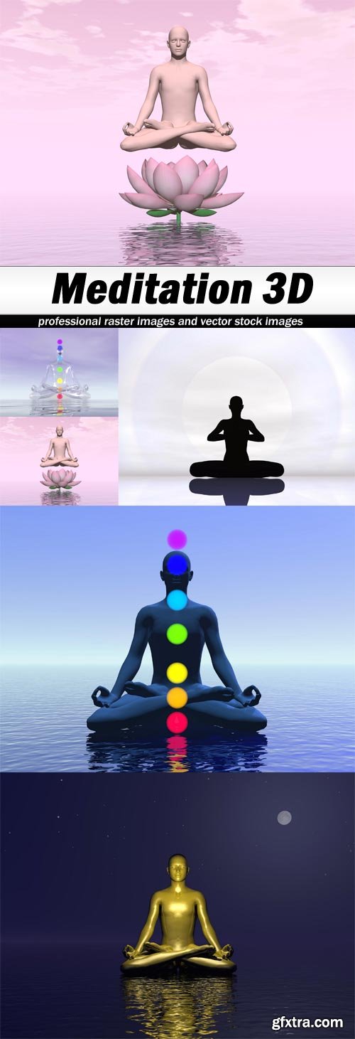 Meditation 3D - 5 UHQ JPEG