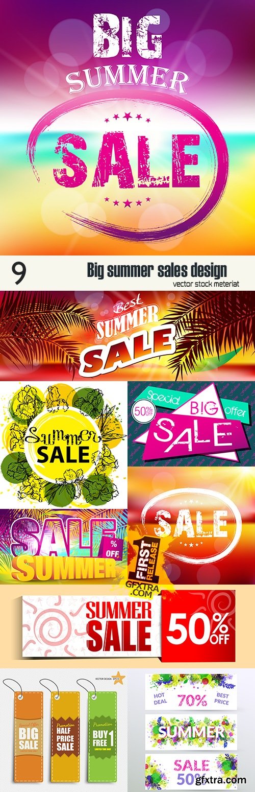 Big summer sales design